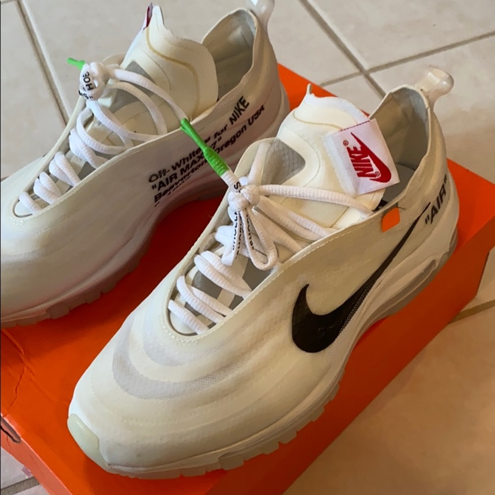 White - 8.5 - Nike Off White Air Max 97’s